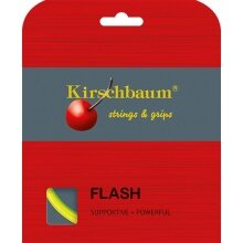 Kirschbaum Tennis String Flash (Durability+Power) yellow 12m Set