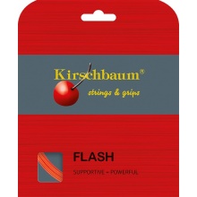 Kirschbaum Tennis String Flash (Durability+Power) orange 12m Set