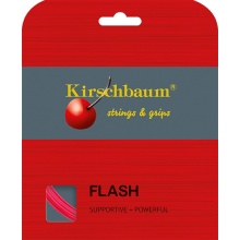 Kirschbaum Tennis String Flash (Durability+Power) pink 12m Set