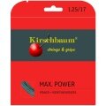 Kirschbaum Tennis String Max Power (Durability+Power) anthracite 12m Set