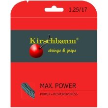 Kirschbaum Tennis String Max Power (Durability+Power) anthracite 12m Set