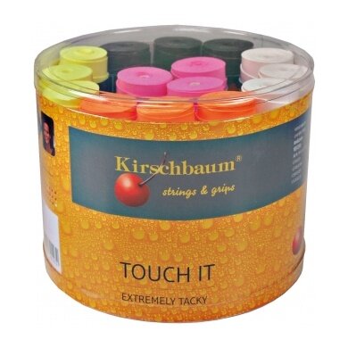 Kirschbaum Overgrip Touch it 0.5mm (extreme grip) assorted colours 60 pieces box