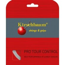 Kirschbaum Tennis String Pro Tour Control (Durability+Control) silver 12m Set