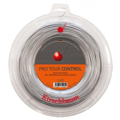 Kirschbaum Tennis String Pro Tour Control (Durability+Control) silver 200m roll