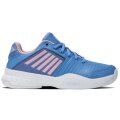 KSwiss Tennis Shoes Court Express Indoor/Carpet Blue/Pink Girls