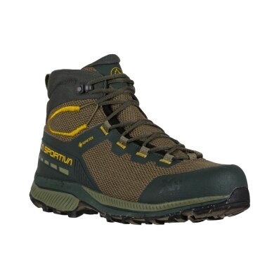 La Sportiva Hiking Shoes TX Hike Mid GTX (Fast-Hiking, waterproof) charcoal/moss Men