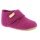 Living Kitzbuhel Slippers Velcro Model Felt (Wool) - high shaft - plain Kids violet Children (27-30)