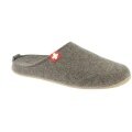 Living Kitzbuhel Slippers Felt Slipper (Wool) Swiss Cross Brown Women