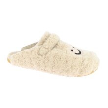 Living Kitzbühel Slippers Clog Smile Premium (Sheepskin, with Footbed) oat milk white Women