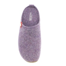 Living Kitzbuhel Slippers Felt Slipper (70% Wool) Swiss Cross mauve haze violet Women