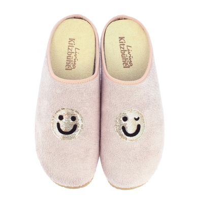 Living Kitzbühel Slippers Fleece Smiley (Cotton) Pink Ladies