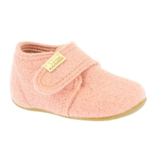 Living Kitzbühel Slippers Velcro Model (Virgin Wool) Kids 2024 Ash Rose Toddlers (24-26)