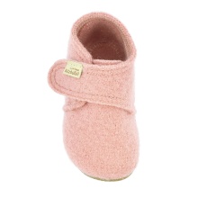 Living Kitzbühel Slippers Velcro Model (Virgin Wool) Kids 2024 Ash Rose Children (27-30)