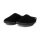 Living Kitzbühel Slippers with Crochet Decoration (Pure Wool) Black Men's