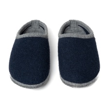 Living Kitzbühel Slippers (Pure Wool) Dark Blue Men