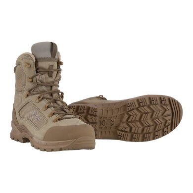 Lowa Military Boots Work Shoes Breacher S Mid (Suede Leather) desert beige Men