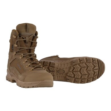 Lowa Military Boots Work Shoes Breacher S GTX Mid (Suede, waterproof) coyote brown Men