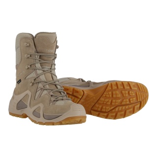 Lowa Military Boots Work Shoes Zephyr Hi TF GTX (Desert Use, Suede Leather, Waterproof) Desert Brown Men