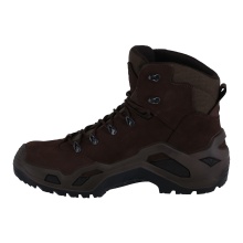 Lowa Military Boots Work Shoes Z-6N GTX C (Nubuck leather, waterproof) dark brown Men