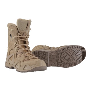 Lowa Military Boots Work Shoes Zephyr MK2 GTX Hi (Suede, Waterproof) Desert Brown Men's