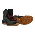 Lowa Hiking Boots Renegade Mid GTX (All-Terrain, Nubuck leather, waterproof) forest green/orange Men