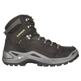 Lowa Hiking Boots Renegade Mid GTX (All-Terrain, Nubuck Leather, waterproof) black/olive Men