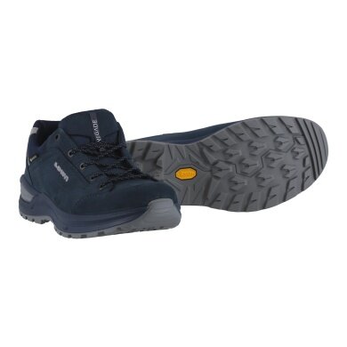 Lowa Renegade EVO Low GTX Hiking Shoes (All-Terrain, Nubuck Leather, Waterproof) Navy/Stone Men's