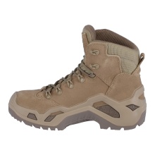 Lowa Military Boots Work Shoes Z-6S GTX (Suede, Waterproof) Desert Beige Brown Women