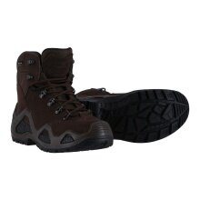 Lowa Military Boots Work Shoes Z-6S GTX (Suede, Waterproof) Dark Brown Women