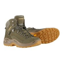 Lowa Hiking Shoes Renegade Mid GTX (All-Terrain, Nubuck Leather, Waterproof) Reed/Honey Women