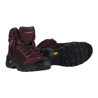 Lowa Hiking Boots Renegade Mid GTX (All-Terrain, Nubuck leather, waterproof) plum/mauve Women