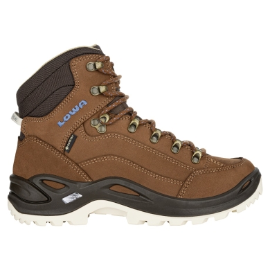 Lowa Hiking Boots Renegade Mid GTX (All-Terrain, Nubuck leather, waterproof) mahogany/navy Women