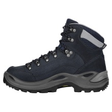 Lowa Hiking Boots Renegade Mid GTX (All-Terrain, Nubuck Leather, waterproof) navy blue/grey Women