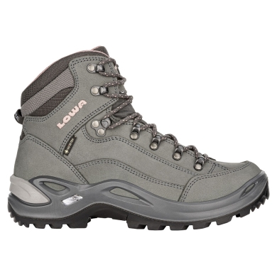 Lowa Hiking Boots Renegade Mid GTX (All-Terrain, Nubuck leather, waterproof) graphite/rose Women