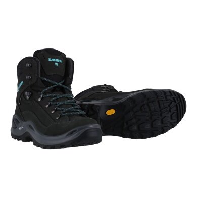 Lowa Hiking Boots Renegade Mid Wide GTX (All-Terrain, waterproof, wide) asphalt grey Women