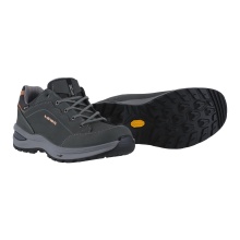 Lowa Walking Shoes Renegade EVO Lo GTX (All-Terrain, Nubuck Leather, Waterproof) Graphite Grey/Apricot Ladies