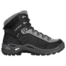 Lowa Hiking Boots Renegade Warm Mid GTX (Winter All-Terrain, waterproof) black/grey Women