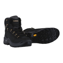 Lowa Renegade Warm Mid GTX Hiking Boots (Nubuck Leather, Waterproof) 2024 Black/Champagne Ladies