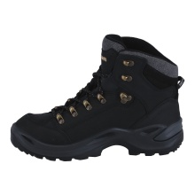 Lowa Renegade Warm Mid GTX Hiking Boots (Nubuck Leather, Waterproof) 2024 Black/Champagne Ladies