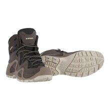 Lowa Military Boots Work Shoes Zephyr Mid GTX (Suede, Waterproof) Stone Grey/Mint Women