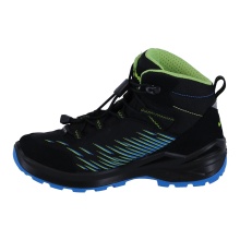 Lowa Hiking Shoes Zirrox GTX MID Junior (Multifunction, waterproof) black/lime green Kids