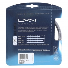 Luxilon Tennis String Alu Power 1.20 (Durability+Power) silver 12m Set