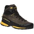 La Sportiva hiking shoes TX 5 GTX Nubuck leather (waterproof, stable, protective) carbon grey/yellow Men