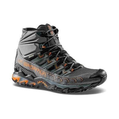 La Sportiva Trail Running Shoes Ultra Raptor II Mid GTX (waterproof) carbon grey/sun Men