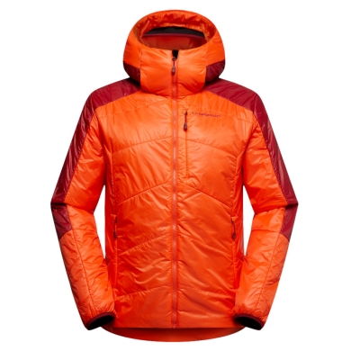 La Sportiva Alpine Guide Primaloft Hoody Winter Jacket (Primaloft® Gold, warm) orange/wine red men's