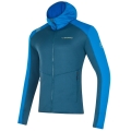 La Sportiva Upendo Fleece Jacket Hoody (Thermal Jacket, Breathable, with Hood) Storm Blue Men's