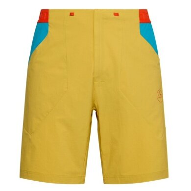 La Sportiva hiking shorts Guard Short (elastic waistband with drawstring) short yellow/blue Men