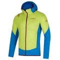 La Sportiva Hybrid Jacket Cambrenas 2.0 (lightweight, windproof) lime green/electric blue men's