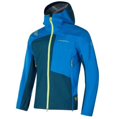 La Sportiva Softshell Jacket Crizzle EVO Shell (wind and water resistant, breathable) storm blue men's