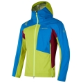 La Sportiva Softshell Jacket Crizzle EVO Shell (wind and water resistant, breathable) lime/blue men's